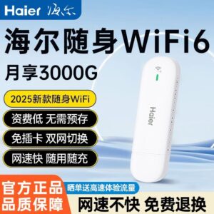 Portable mobile wireless router